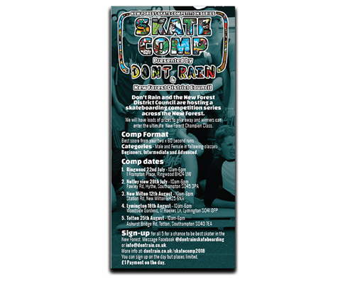 Print leaflet Skatecomp2018